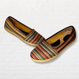 BOC Women Canvas Slip On Shoes Espadrille Multicolor Size 8